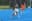 An Inside Hockey Pathway player working purposefully on the ball during a connected training session.