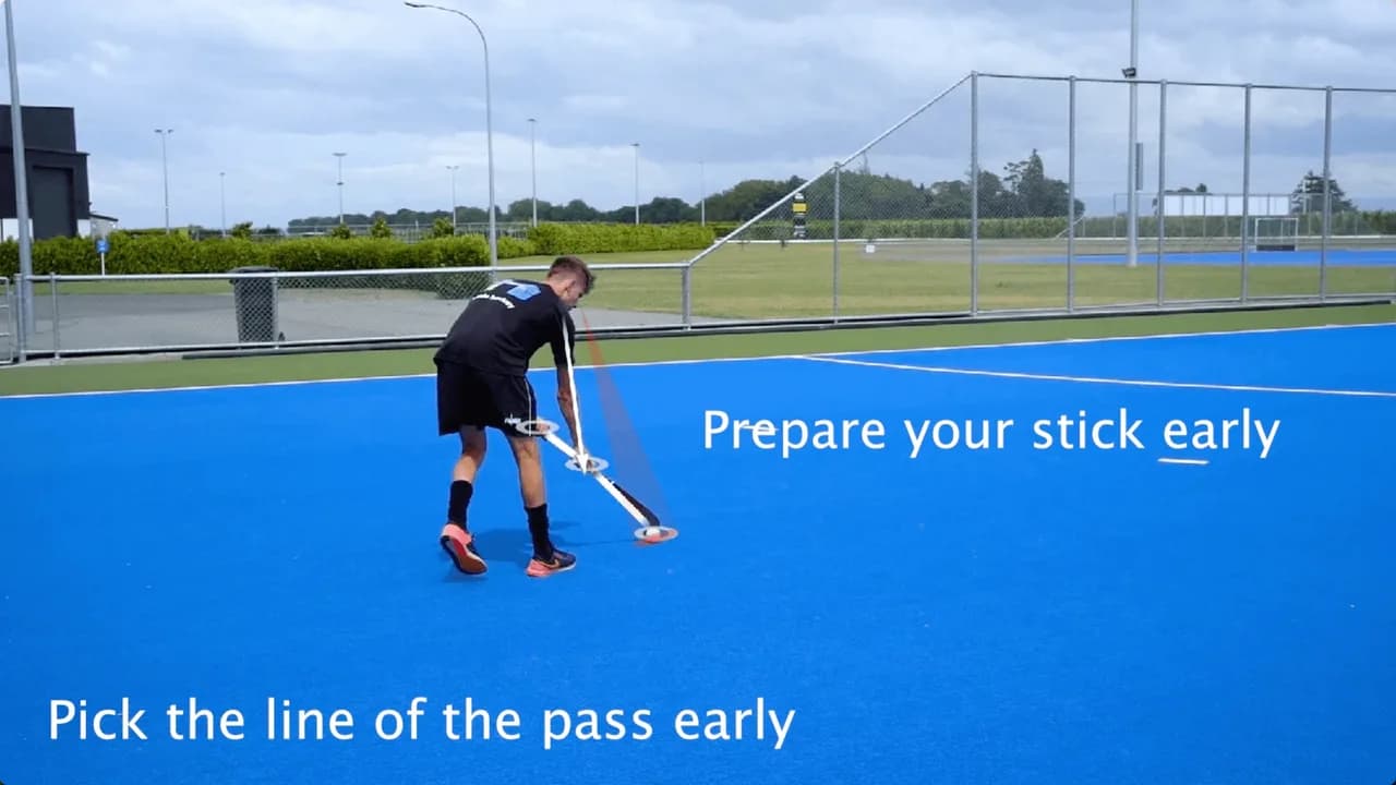 Video preview for the Inside Hockey skill Backhand Receive.