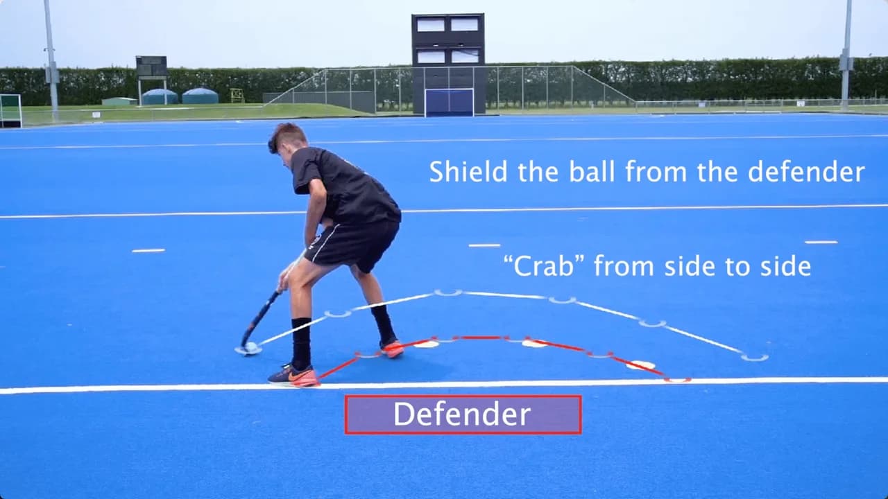 Video preview for the Inside Hockey skill Crab Dribble.