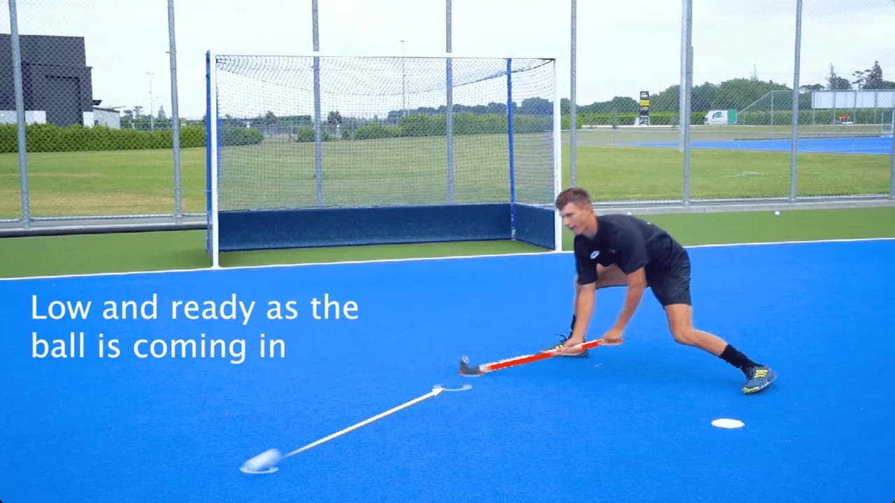 Video preview for the Inside Hockey skill Forehand Deflection.