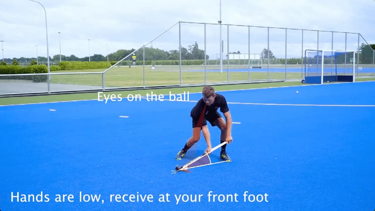 Video preview for the Inside Hockey skill Forehand Receive.