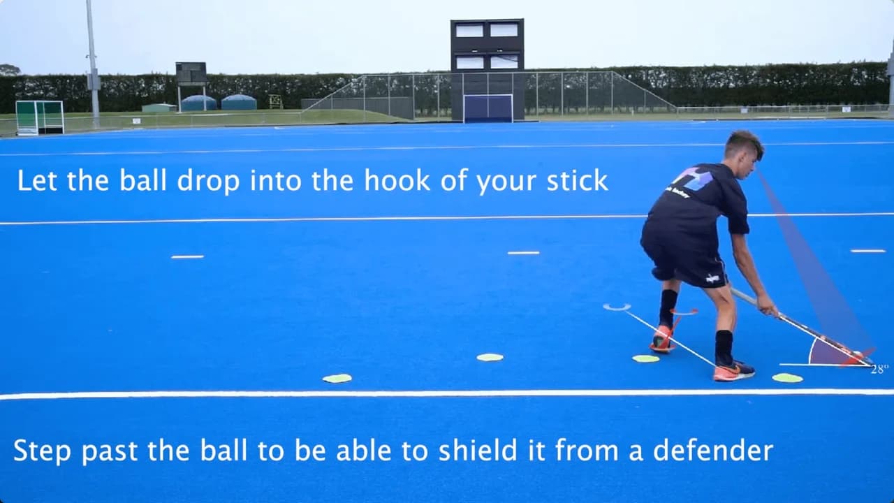 Video preview for the Inside Hockey skill Forehand Spin - One Hand.