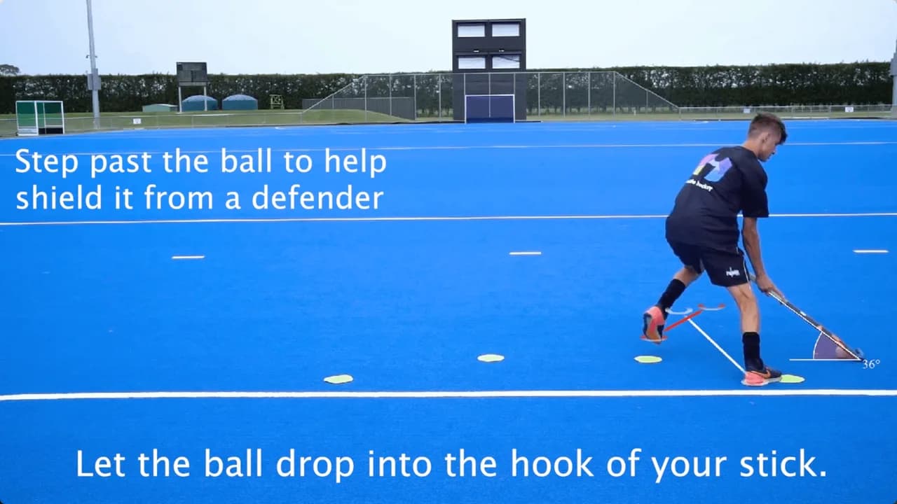 Video preview for the Inside Hockey skill Forehand Spin - Two Hands.