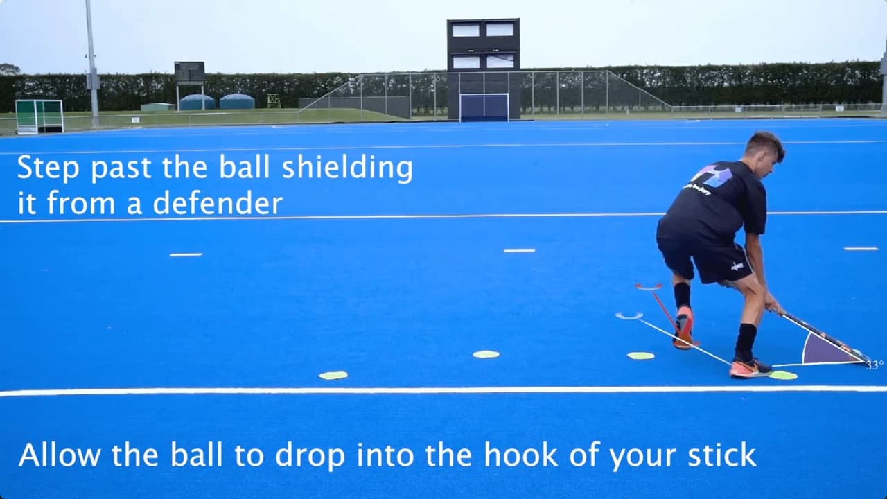 Video preview for the Inside Hockey skill Forehand Spin One Hand Up & Under.
