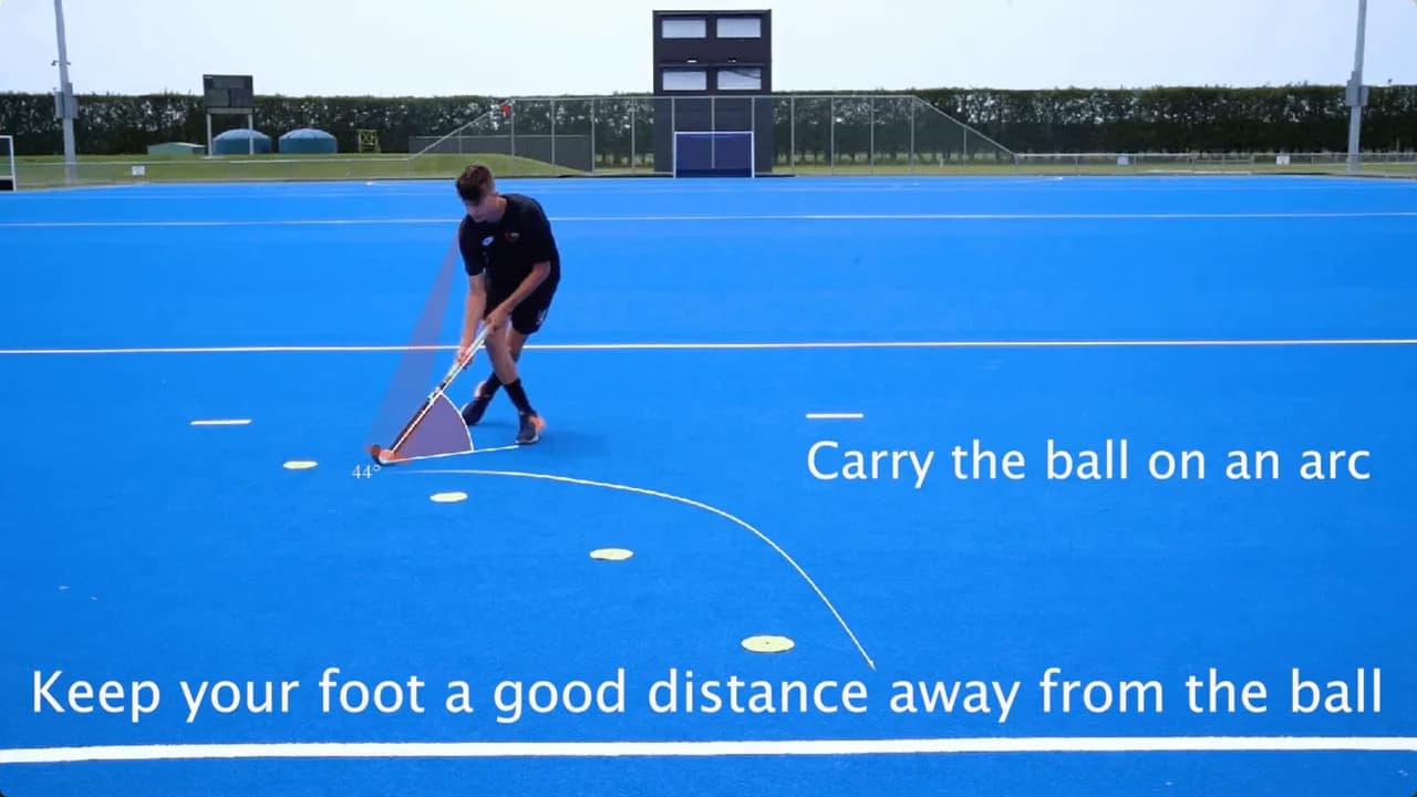 Video preview for the Inside Hockey skill German Carry.
