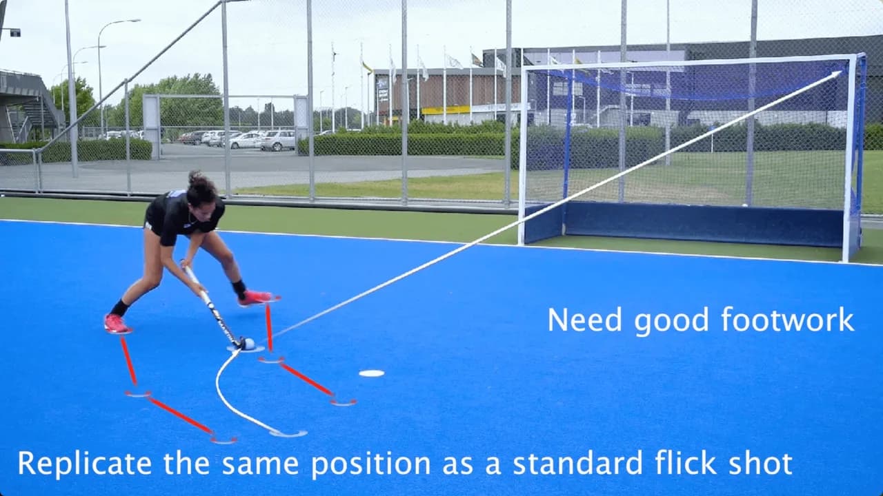 Video preview for the Inside Hockey skill Goal Scoring Flick 2.