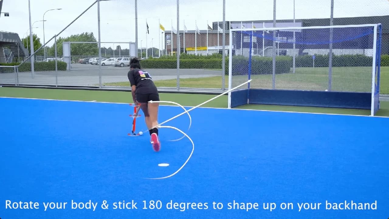Video preview for the Inside Hockey skill Goal Scoring Flick 3.