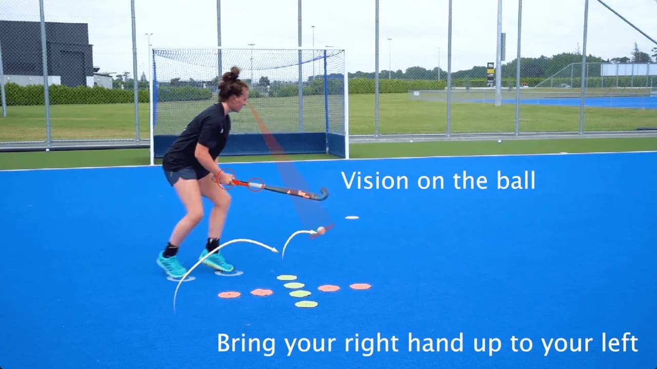 Video preview for the Inside Hockey skill Goal Shot - Advanced 1.