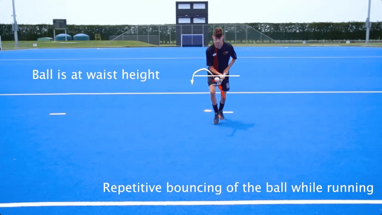 Video preview for the Inside Hockey skill Juggling - On the Move.