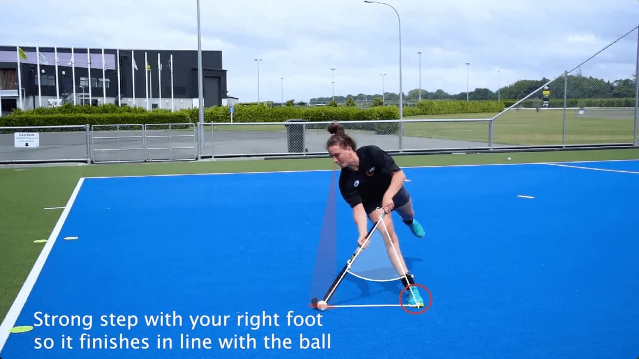 Video preview for the Inside Hockey skill Push - Advanced 2.