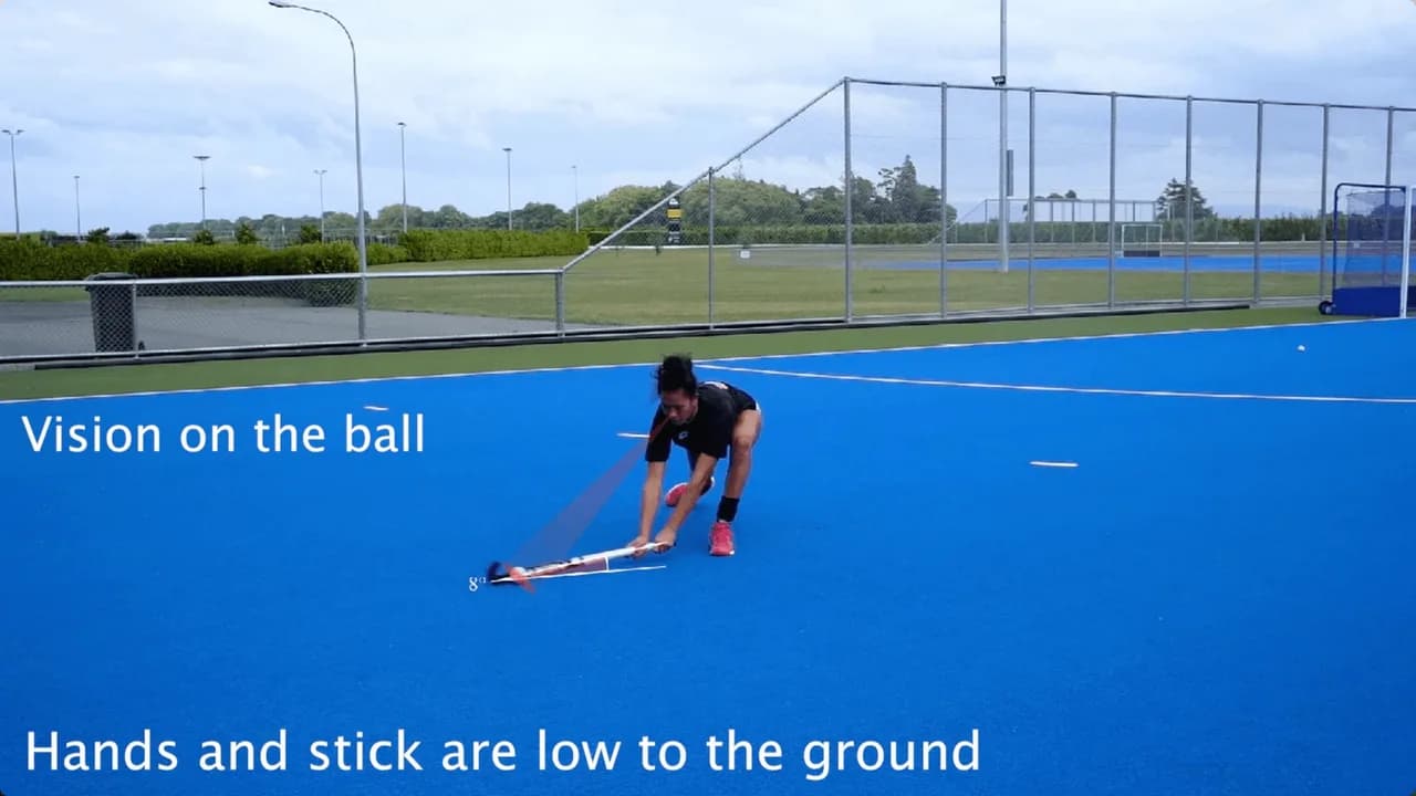 Video preview for the Inside Hockey skill Sweep Hit - Intermediate.