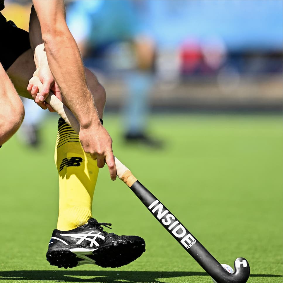 A player using an Inside Hockey Shadow stick during a match.